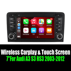 7''For Audi A3 S3 RS3 2003-2012 AERISAUTO for Apple Android screen and  Android Auto Aerisauto