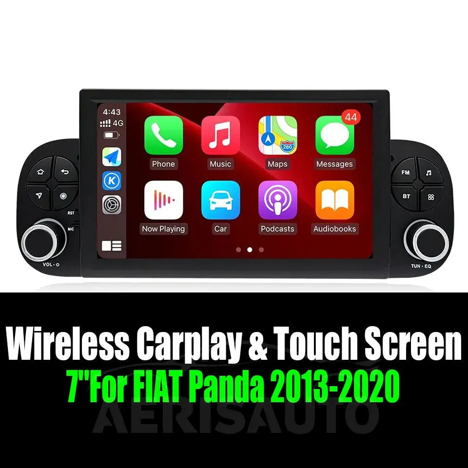 7''For FIAT Panda 2013-2020 AERISAUTO for Apple Android screen and  Android Auto Aerisauto