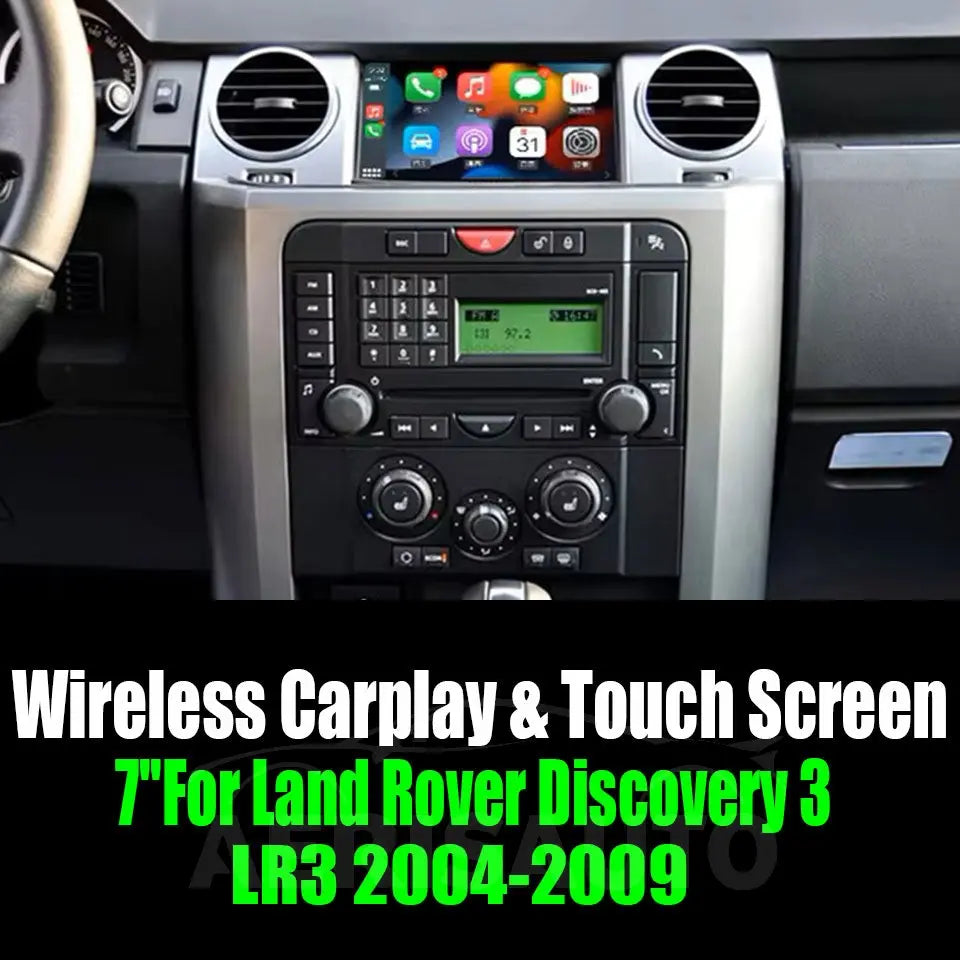 7''For Land Rover Discovery 3 LR3 2004-2009 Android 12 AERISAUTO for Apple Android screen and  Android Auto Aerisauto