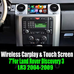 7''For Land Rover Discovery 3 LR3 2004-2009 Android 12 AERISAUTO for Apple Android screen and  Android Auto Aerisauto
