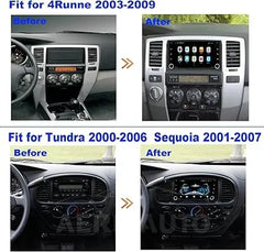 7''For Toyota 4Runner Tundra Sequoia 2003-2009 AERISAUTO for Apple Android screen and  Android Auto Aerisauto