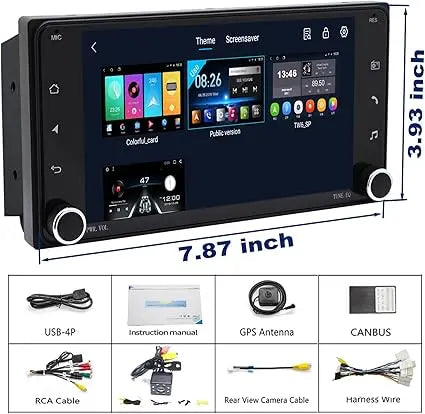 7''For Toyota 4Runner Tundra Sequoia 2003-2009 AERISAUTO for Apple Android screen and  Android Auto Aerisauto