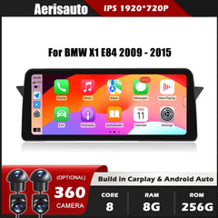 Android 14 12.3''For BMW X1 E84 2009-2015 AERISAUTO for Apple Android screen and  Android Auto