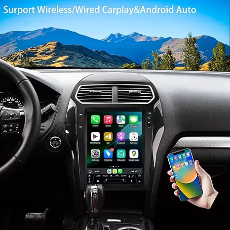 12.1''For Ford Explorer 2011-2019 AERISAUTO for Apple Android screen and  Android Auto