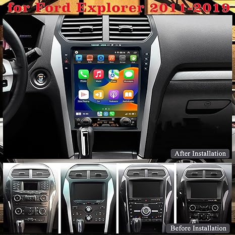 12.1''For Ford Explorer 2011-2019 AERISAUTO for Apple Android screen and  Android Auto