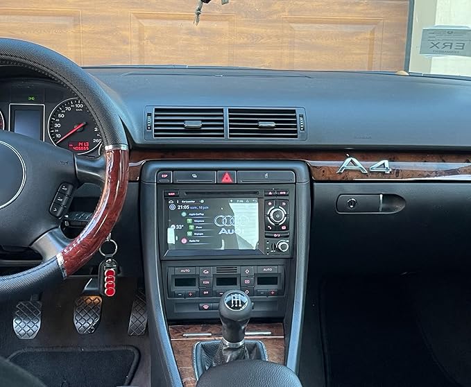 7'' For Audi A4 S4 B6 B7 RS4 8E 8H 2000-2008 AERISAUTO for Apple Android screen and  Android Auto