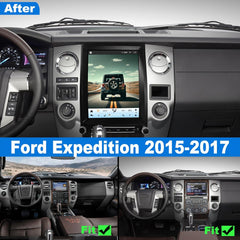 12.1''For Ford Expedition 2015-2017 Android 13 AERISAUTO for Apple Android screen and  Android Auto