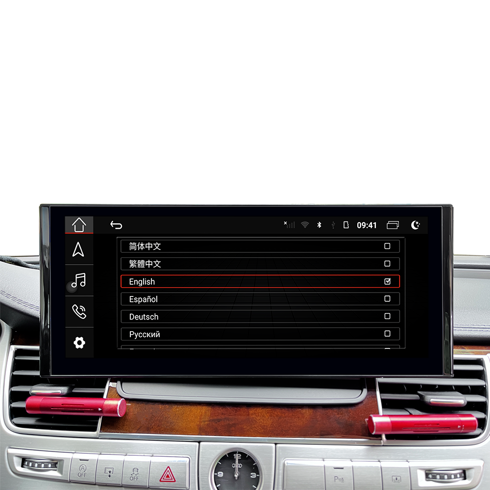 12.3" For Audi A8 S8 D3 D4 2002-2018 AERISAUTO for Apple Android screen and  Android Auto