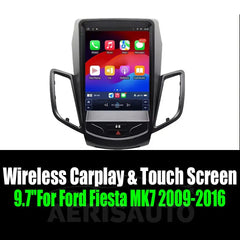 9.7''For Ford Fiesta MK7 2009-2016 AERISAUTO for Apple Android screen and  Android Auto Aerisauto