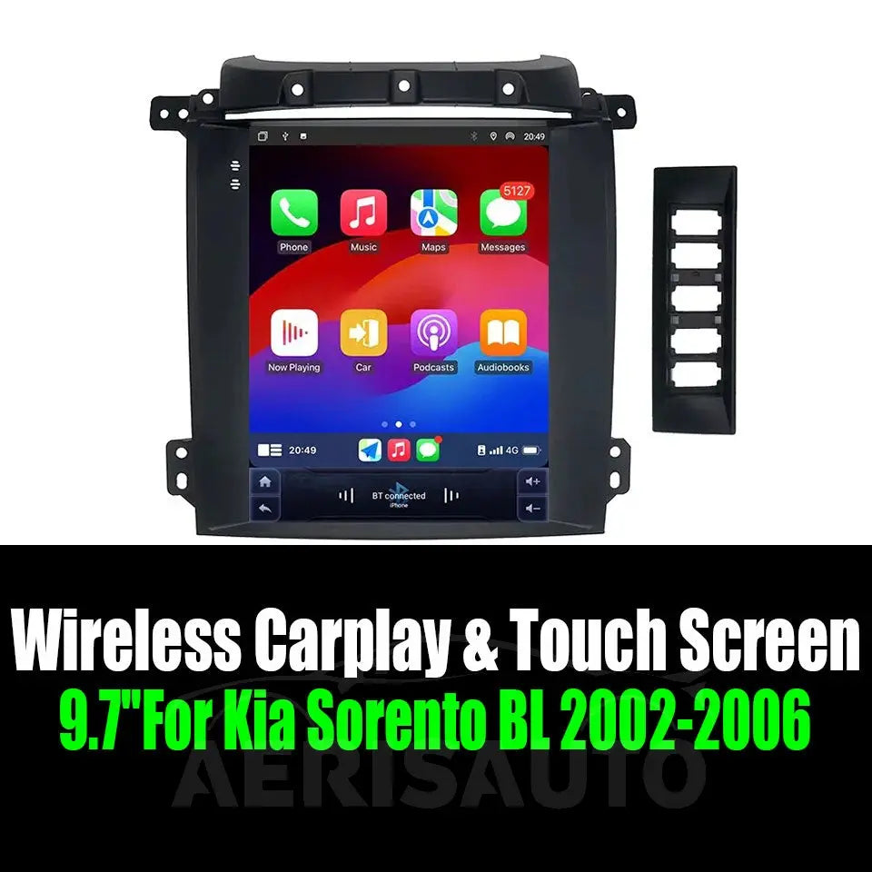 9.7''For Kia Sorento BL 2002-2006 AERISAUTO for Apple Android screen and  Android Auto Aerisauto
