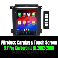 9.7''For Kia Sorento BL 2002-2006 AERISAUTO for Apple Android screen and  Android Auto Aerisauto