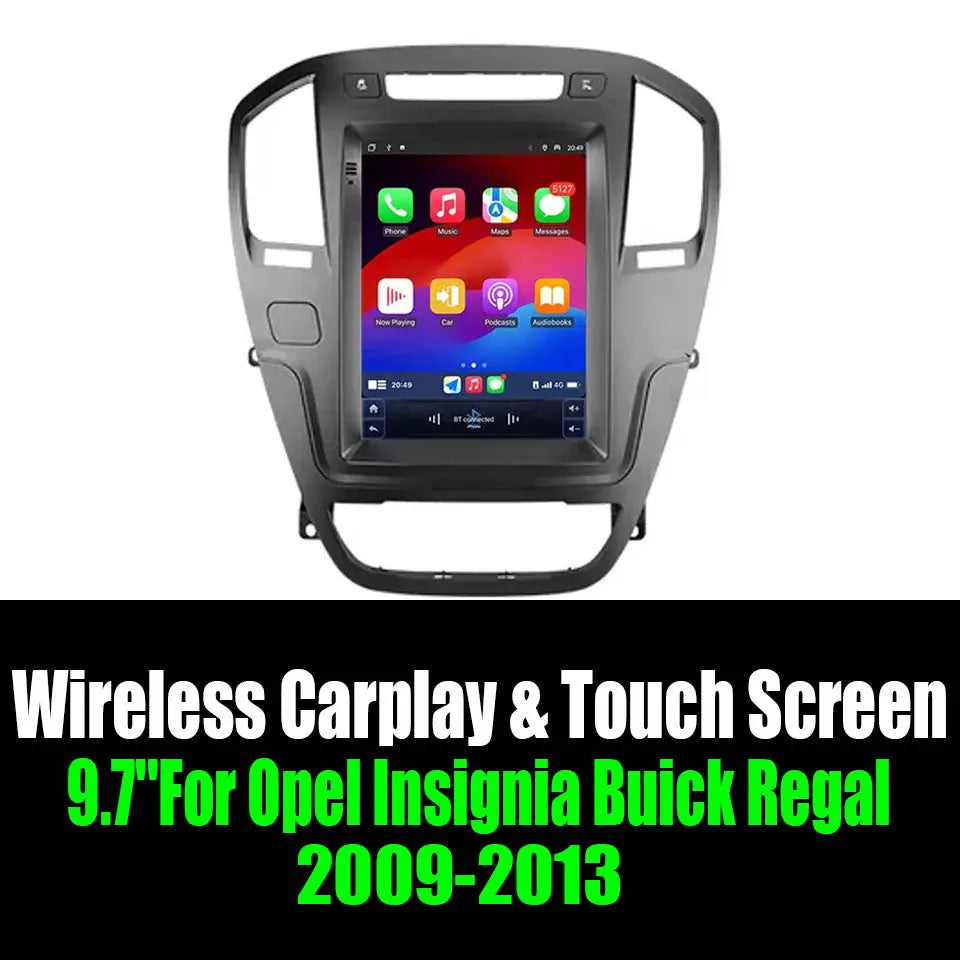 9.7''For Opel Insignia Buick Regal 2009-2013 AERISAUTO for Apple Android screen and  Android Auto Aerisauto