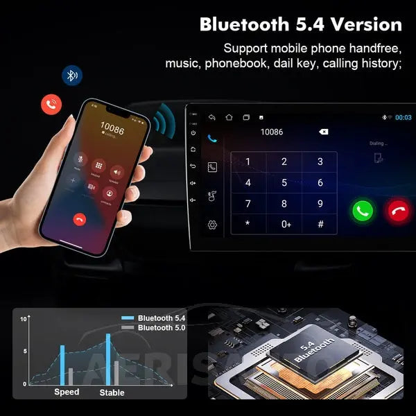 9''For BMW 3 Series E46 M3 318/320/325/330/335 1998-2005 Android 13 AERISAUTO for Apple Android screen and  Android Auto Aerisauto