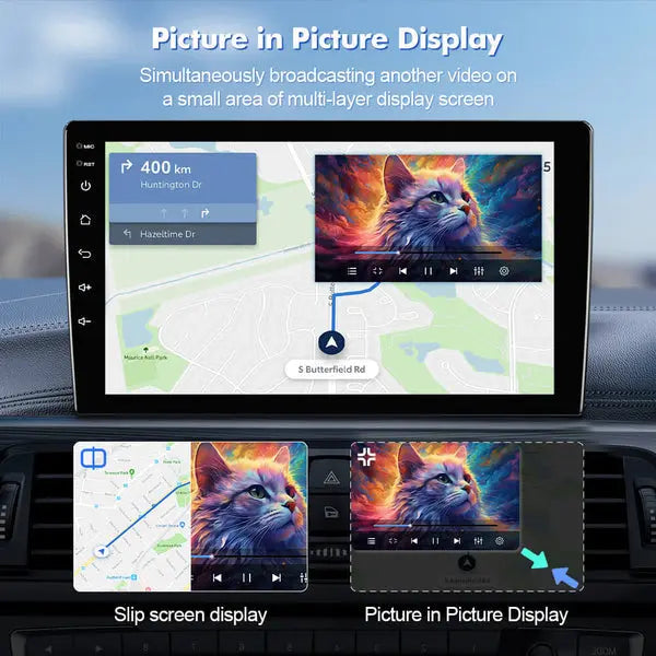 9''For BMW 3 Series E46 M3 318/320/325/330/335 1998-2005 Android 13 AERISAUTO for Apple Android screen and  Android Auto Aerisauto