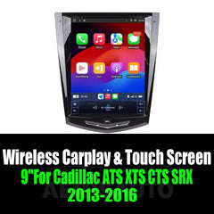 9''For Cadillac ATS XTS CTS SRX 2013-2016 AERISAUTO for Apple Android screen and  Android Auto Aerisauto