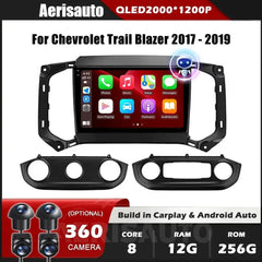 9''For Chevrolet Trail Blazer S10 Colorado 2017-2019 AERISAUTO for Apple Android screen and  Android Auto Aerisauto
