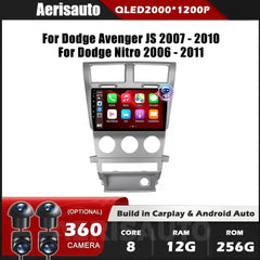 9''For Dodge Avenger JS Nitro 2006-2011 AERISAUTO for Apple Android screen and  Android Auto Aerisauto