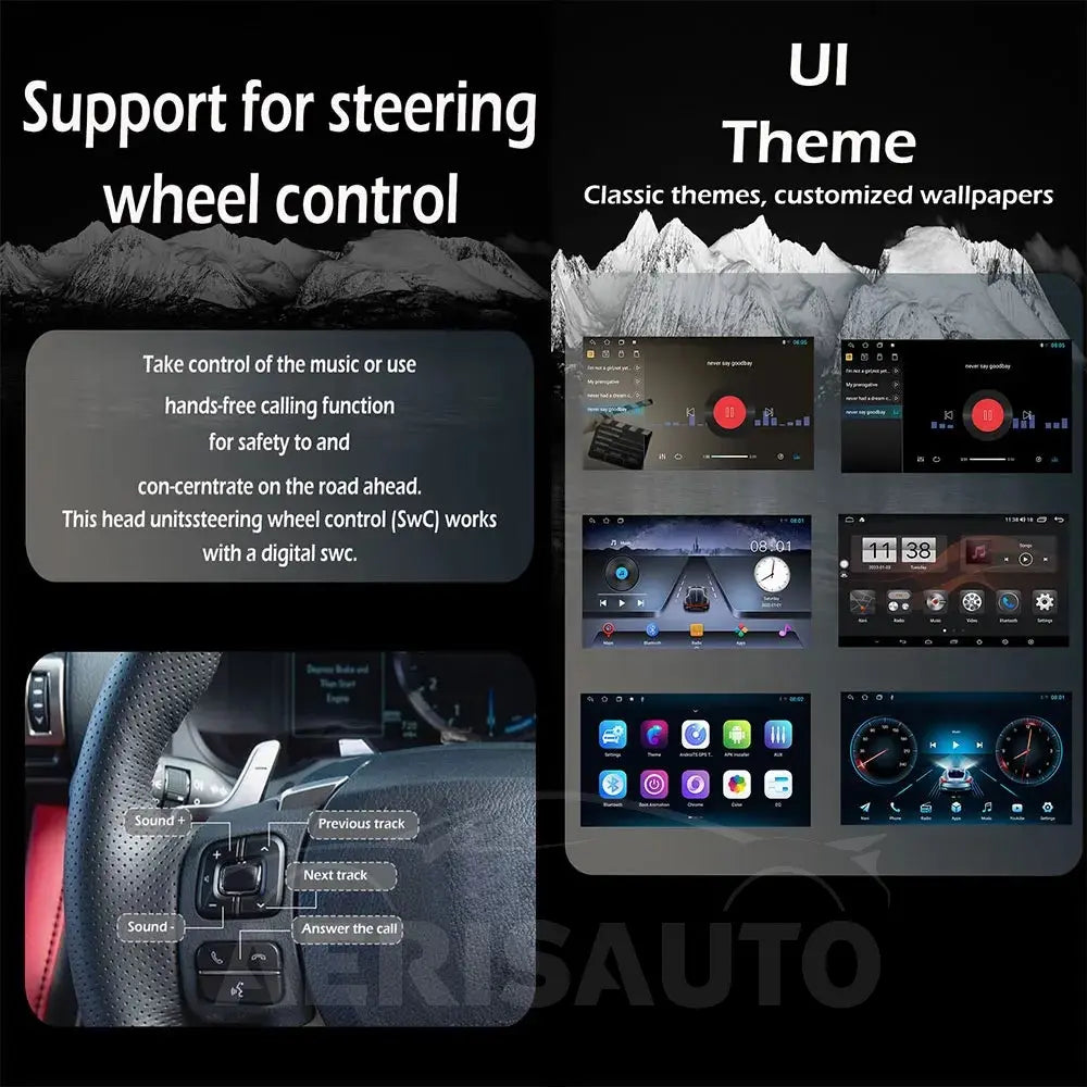 9''For Dodge Avenger JS Nitro 2006-2011 AERISAUTO for Apple Android screen and  Android Auto Aerisauto