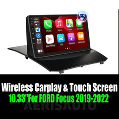 9''For Ford Fiesta Mk 6 2009-2018 AERISAUTO for Apple Android screen and  Android Auto Aerisauto