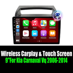 9''For Kia Carnaval Vq 2006-2014 AERISAUTO for Apple Android screen and  Android Auto Aerisauto