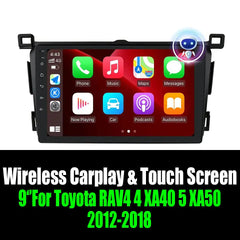 9‘’For Toyota RAV4 4 XA40 5 XA50 2012-2018 AERISAUTO for Apple Android screen and  Android Auto Aerisauto