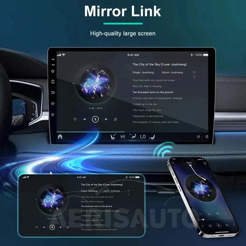 9''For Toyota RAV4 Rav 4 2005-2013 AERISAUTO for Apple Android screen and  Android Auto Aerisauto