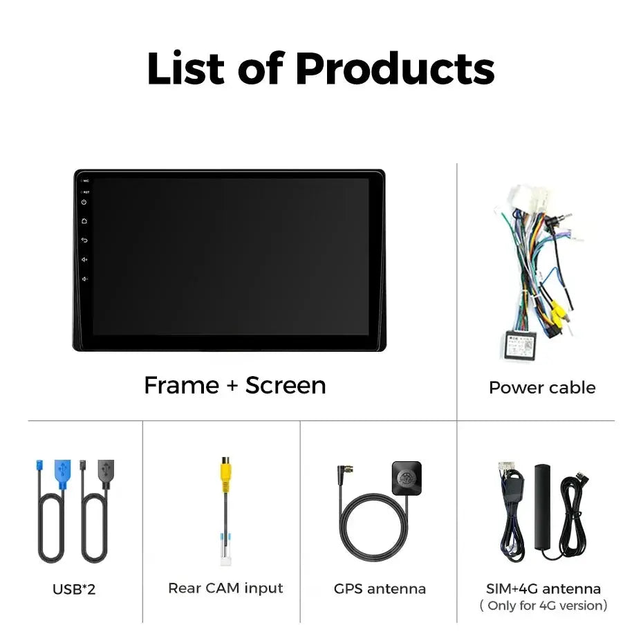 9''For Toyota Sienna 3 2015-2021 AERISAUTO for Apple Android screen and  Android Auto Aerisauto