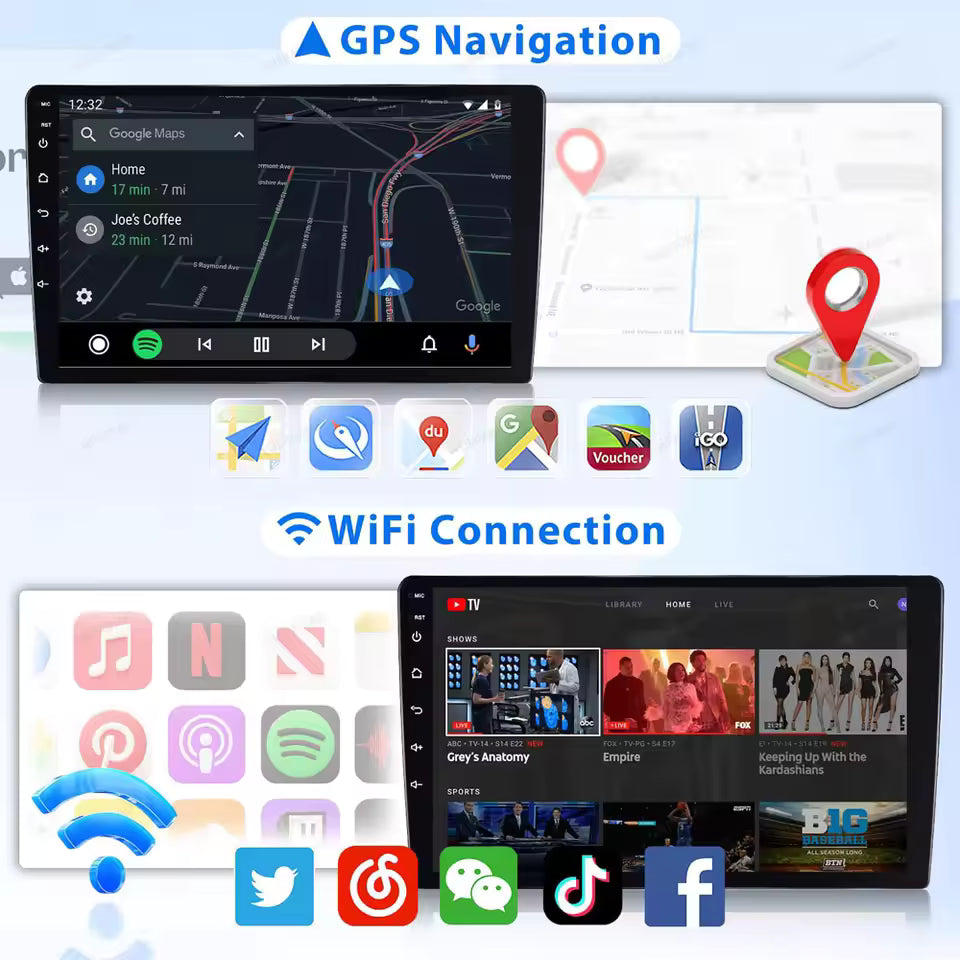 9''For Toyota Sienna 3 2015-2021 AERISAUTO for Apple Android screen and  Android Auto Aerisauto