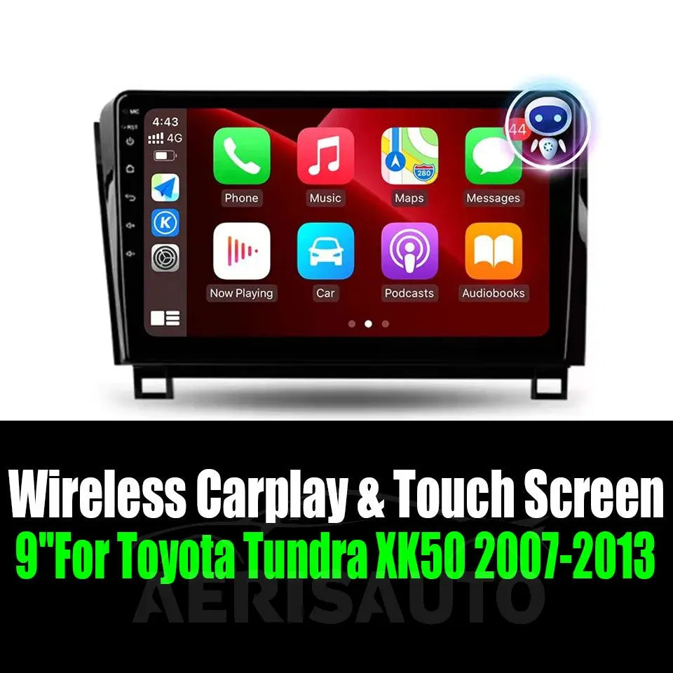 9''For Toyota Tundra XK50 2007-2013 AERISAUTO for Apple Android screen and  Android Auto Aerisauto