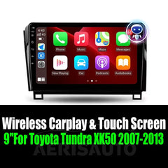 9''For Toyota Tundra XK50 2007-2013 AERISAUTO for Apple Android screen and  Android Auto Aerisauto