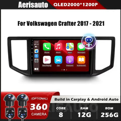 9''For Volkswagen Crafter 2017-2021 AERISAUTO for Apple Android screen and  Android Auto Aerisauto