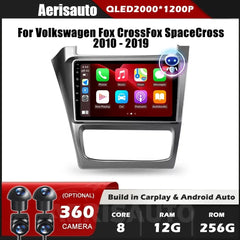 9''For Volkswagen Fox CrossFox SpaceCross 2010-2019 AERISAUTO for Apple Android screen and  Android Auto Aerisauto