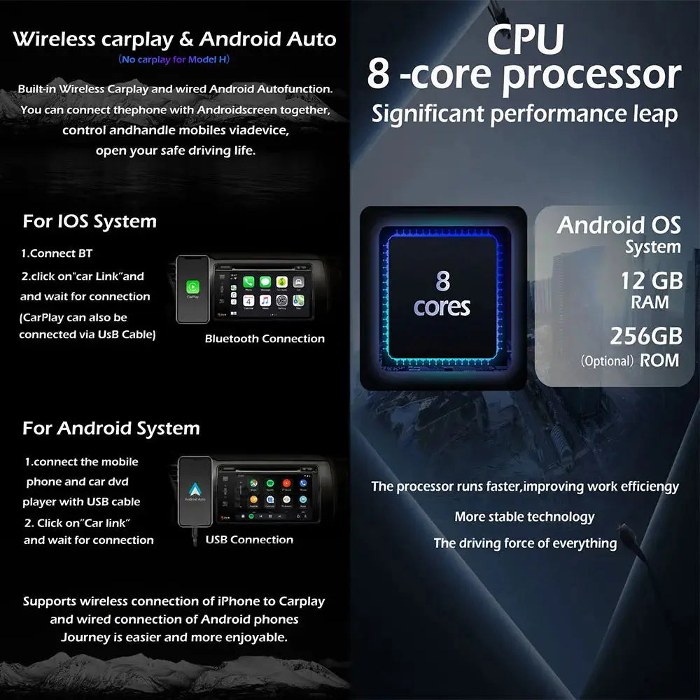9''For Volkswagen Fox CrossFox SpaceCross 2010-2019 AERISAUTO for Apple Android screen and  Android Auto Aerisauto