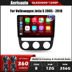 9''For Volkswagen Jetta 5 2005-2010 AERISAUTO for Apple Android screen and  Android Auto Aerisauto