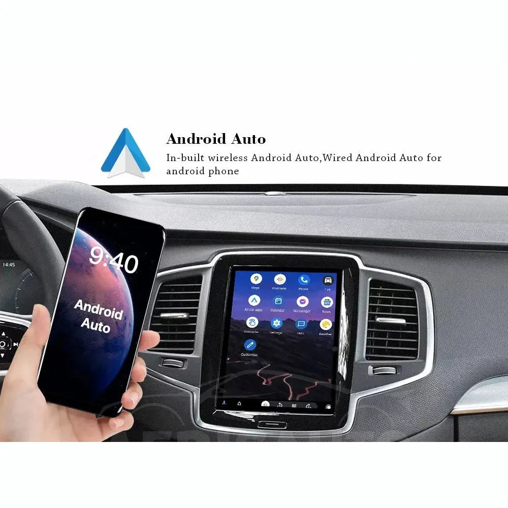9''For Volvo XC90 XC60 XC40 S90 S60 C40 V60 V90 S60 2017-2025 Android 13.0 AERISAUTO for Apple Android screen and  Android Auto Aerisauto