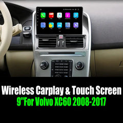 Android 13 9''For Volvo XC60 2008-2017 AERISAUTO for Apple Android screen and  Android Auto Aerisauto