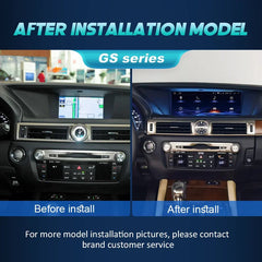 12.3''For Lexus GS Series 2012-2020 Android 14.0 AERISAUTO for Apple Android screen and  Android Auto