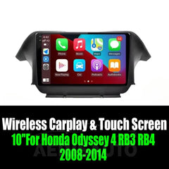 Android 14 10''For Honda Odyssey 4 RB3 RB4 2008-2014 Autoradio GPS Navigation  AERISAUTO for Apple Android screen and  Android Auto Aerisauto