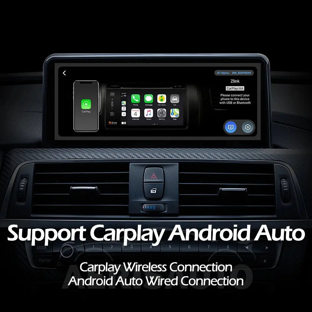 Android 14 12.3''For BMW E90 E91 E92 2005-2012 AERISAUTO for Apple Android screen and  Android Auto Aerisauto