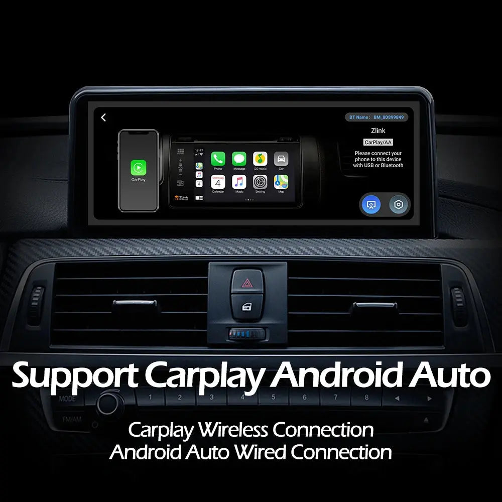 Android 14 12.3''For BMW X1 E84 2009-2015 AERISAUTO for Apple Android screen and  Android Auto Aerisauto