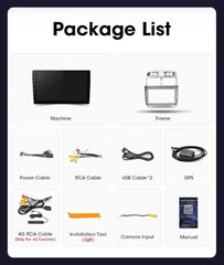 Android 14 9''For Peugeot 307 307CC 307SW 2002-2013 AERISAUTO for Apple Android screen and  Android Auto Aerisauto