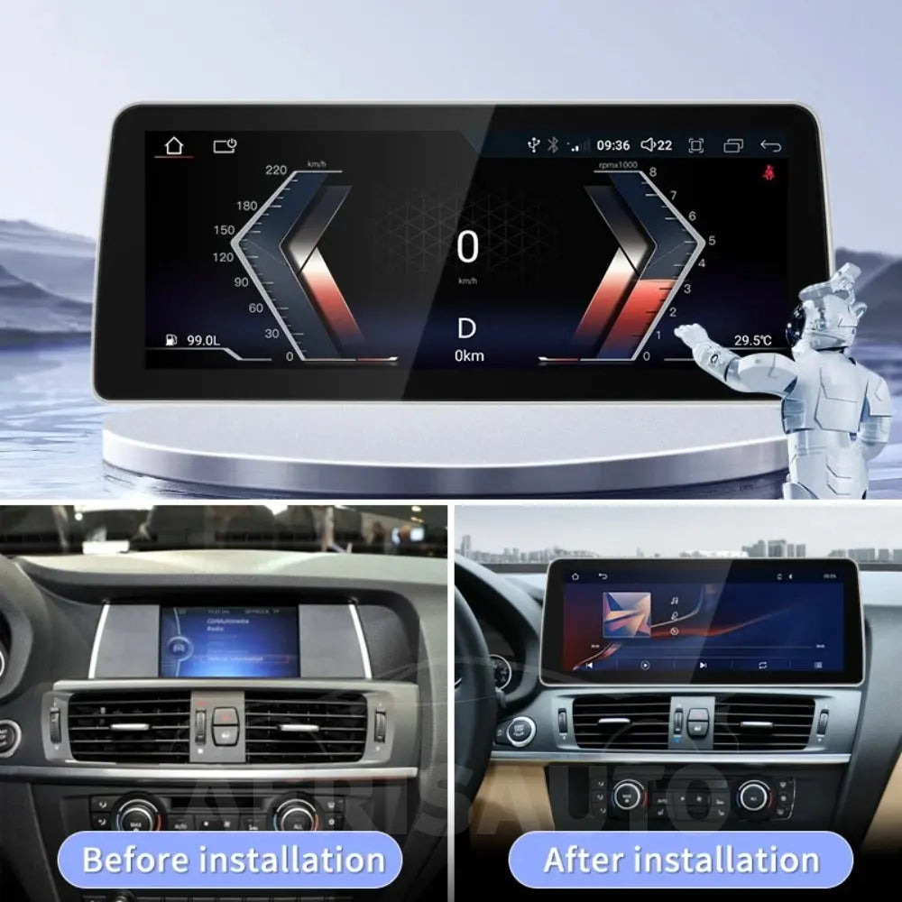 BMW X3 F25 / X4 F26 (2011-2016) 12.3-Inch Linux Car Multimedia Screen | 3s Fast Boot | Wireless CarPlay & Android Auto Aerisauto