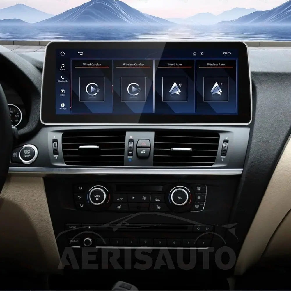 BMW X3 F25 / X4 F26 (2011-2016) 12.3-Inch Linux Car Multimedia Screen | 3s Fast Boot | Wireless CarPlay & Android Auto Aerisauto