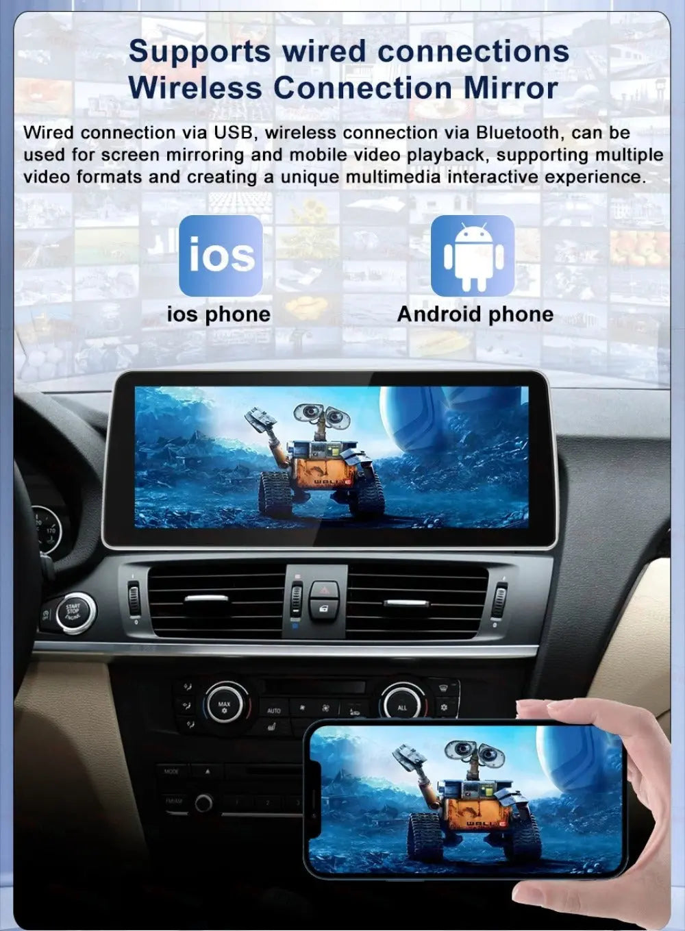 BMW X3 F25 / X4 F26 (2011-2016) 12.3-Inch Linux Car Multimedia Screen | 3s Fast Boot | Wireless CarPlay & Android Auto Aerisauto
