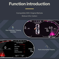 For BMW 1 2 3 4 5 6 7 Series X1 X2 X3 X4 X5 X6 GT 2010-2019 AERISAUTO for LCD Digital Dashboard Cluster