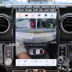 13.6"For Jeep Wrangler JL 2018-2021 Tesla Style Car Radio AERISAUTO for Apple Android screen and Android Auto