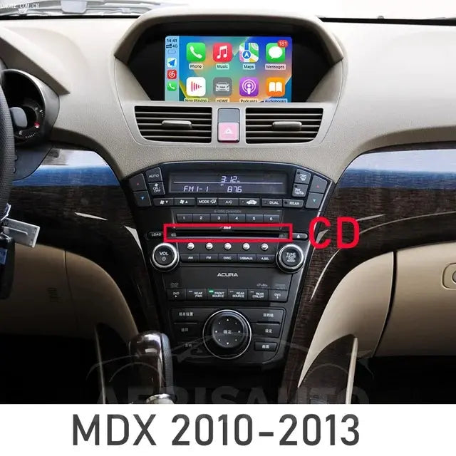 For Acura ILX RDX ZDX TL MDX 2007-2013 AERISAUTO for Apple CarPlay Module and  Android Auto Aerisauto