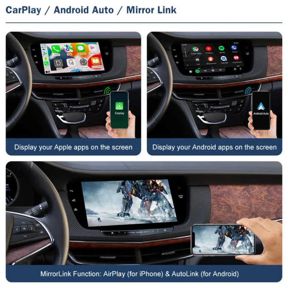 For Cadillac XT5 XTS ATS SRX CTS/ Buick/ Chevrolet 2013-2019 Wireless Apple CarPlay/Android Auto Upgrade Module For Cadillac XT5 XTS ATS SRX CTS/ Buick/ Chevrolet Aerisauto