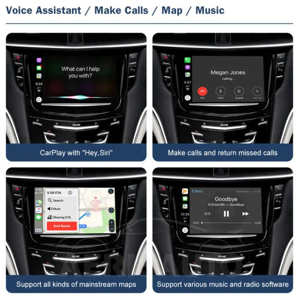 For Cadillac XT5 XTS ATS SRX CTS/ Buick/ Chevrolet 2013-2019 Wireless Apple CarPlay/Android Auto Upgrade Module For Cadillac XT5 XTS ATS SRX CTS/ Buick/ Chevrolet Aerisauto