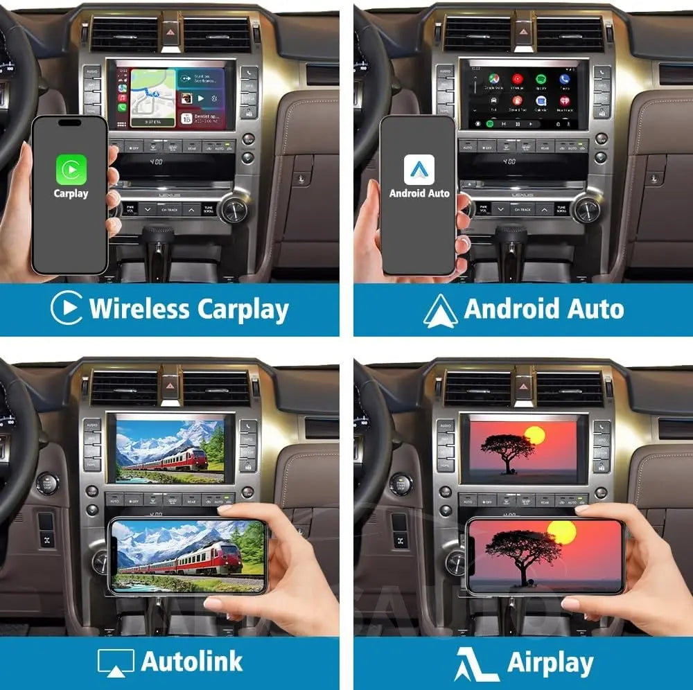 For Lexus GX IS GS LX ES LS 2006-2014 AERISAUTO for Apple CarPlay Module and  Android Auto Aerisauto